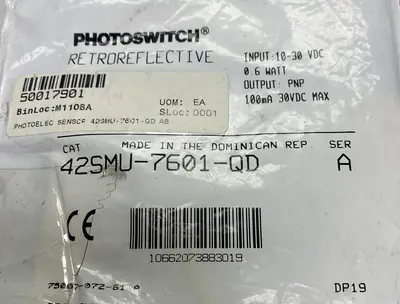 New | in-Stock ALLEN-BRADLEY 42SMU-7601-QD Sensors | Surplus Asset Holdings #1206537