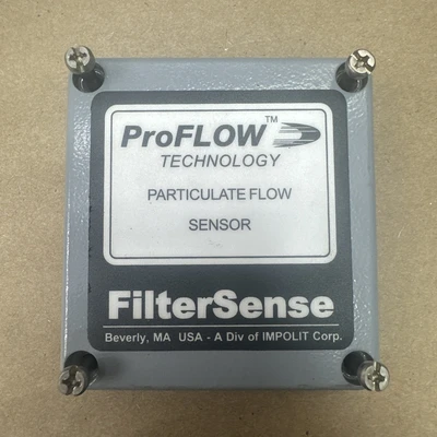NEW FilterSense Particulate Flow Sensor