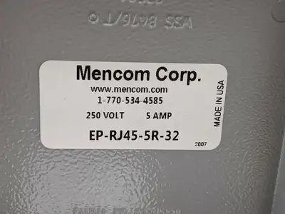 USED MENCOM PANEL INTERFACE CONNECTOR CONTINENTAL EUROPEAN