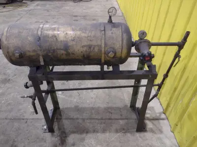 7 TON AIRAM ARDCOR PNEUMATIC 4-POST CUTOFF PRESS. STOCK # 0537226