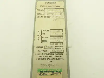 Foxboro H11A3/33A4 62H-4E-OH M/62H HMI Control Station