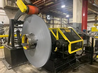 TORRINGTON 6" X .340" Coil to Coil Edging Line and 2HI Temper Mill (14583) EDGING LINES | Machinery International LLC (5)