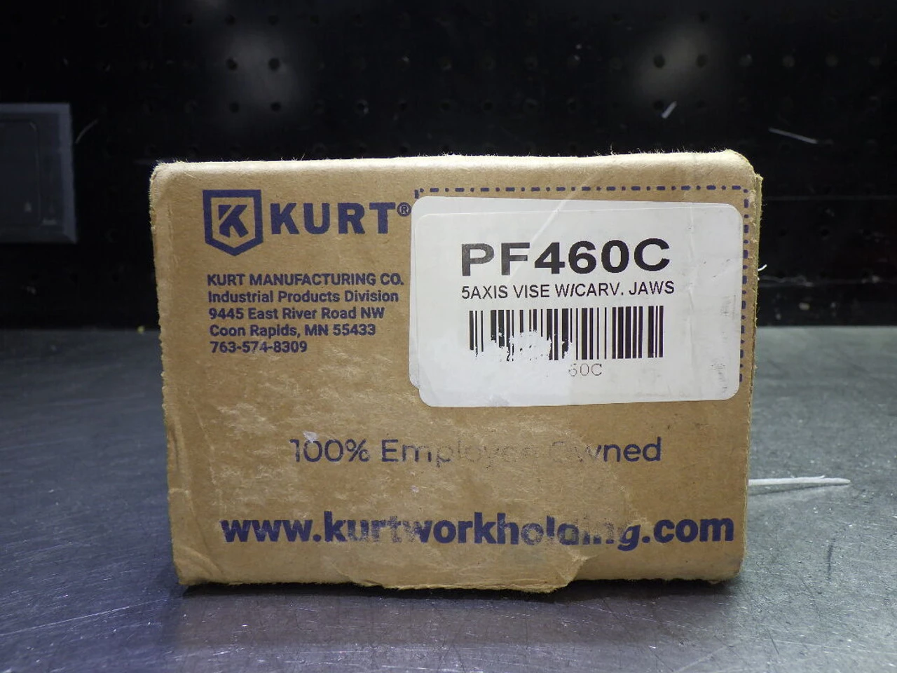 Kurt 5-Axis 4" (1.25"H) Modular Carvable Vise PF460C (LOC2486)