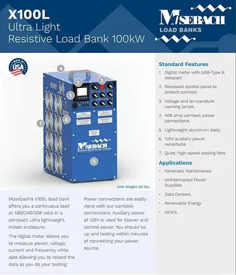 NEW 2024 MOSEBACH MANUFACTURING COMPANY X100LT-B