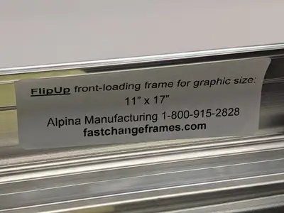 New | in-Stock Alpina Alpina FlipUp Retail Store Fixtures Michigan US | Maverick Industrial Sales #1397205