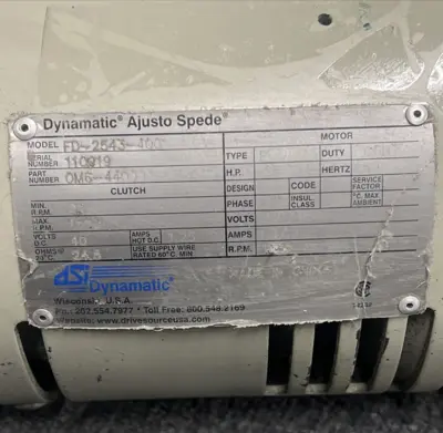 Used Eaton FD-002543-4001 A.C. Motors California US | Davliegogo LLC #1705587