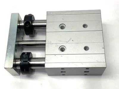 New | in-Stock Festo Pneumatic Guided Drive 32mm Bore 50mm Stroke 170858 Pneumatic Cylinders Michigan US | Maverick Industrial Sales #1395086
