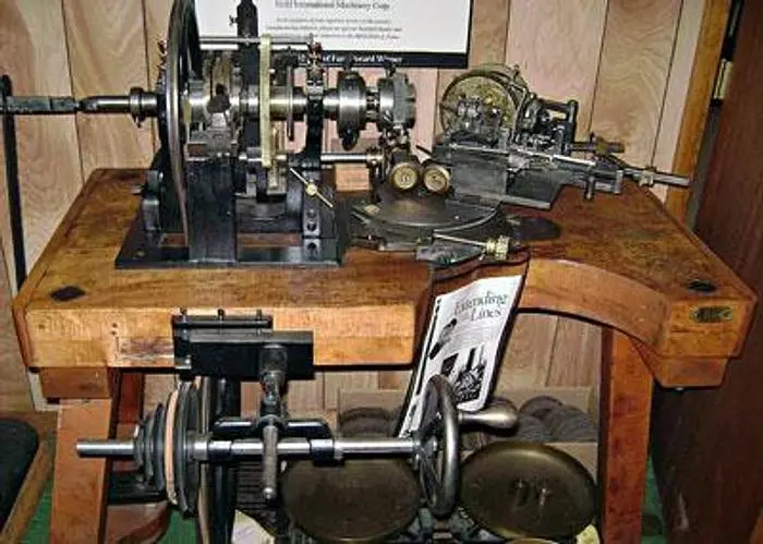 0365 RA Lienhard Chaux-De-Fonds Engine Turning Machine Circa 1904