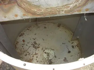 USED 150 GALLON MIXING TANK 150 GALLON OPEN TANK