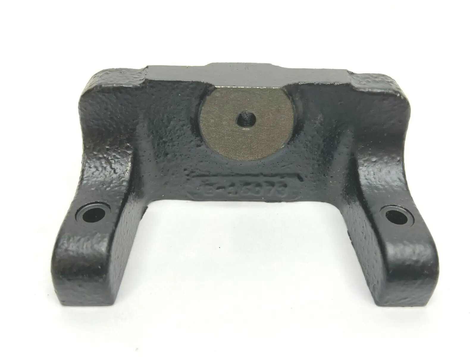 B-16073 | Black Vibratory Block Holder 2-1/2" ID M5 Metric Screw Holes - Used
