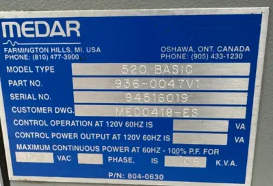 USED MEDAR 520-BASIC