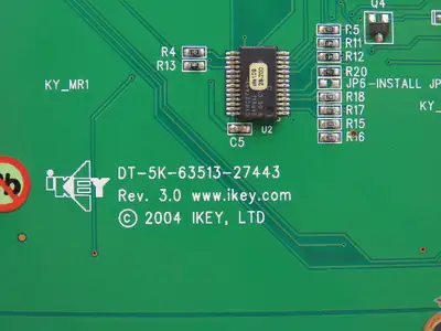 Ikey 5K-OEM-PS2 Panel Mount Industrial Keyboard Corded USB/PS2