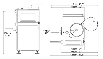 Talsa TALSA 30L Piston Stuffer with Digital Portioning and Horn Twisting