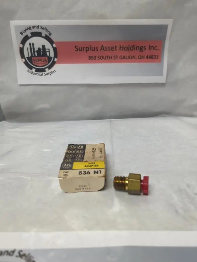 New | in-Stock ALLEN BRADLEY 836 N1 Valves/Fittings Ohio US | Surplus Asset Holdings #1237962