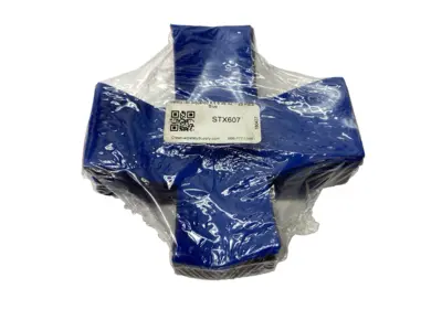 NEW SAFETYTAC SQUARED X'S BLUE FLOOR MARKING STICKER TEAR IN BAG PKG OF 25