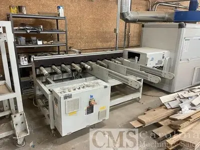USED 2009 CEFLA/DELLE VEDOVE UNISPRAYER WITH INFEED BRUSHES; OVEN; OUTFEED