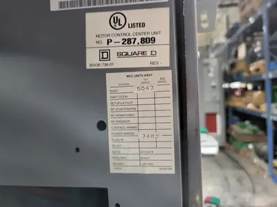USED SQUARE D MODEL 6