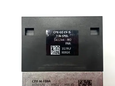 USED FESTO PROFINET RT INTERFACE MODULE 8110370 W/ CPX-GE-EV-S-7/8-5POL