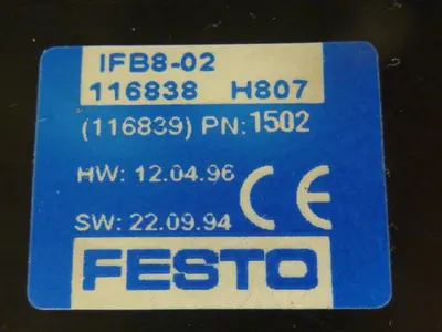 USED FESTO IFB8-02