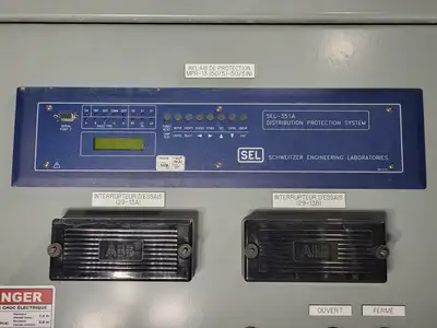25kV 1200A 3ph Switchgear Unit w/ (2) Power Vac Breaker VB1 27.0-16-0