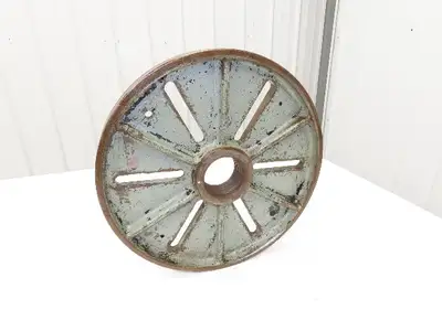 Slotted Lathe Drive Face Plate Cast Iron 	2-3/4-5 Direct Screw 16" OD 6 Slot