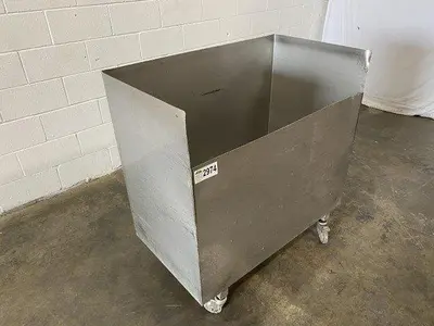 Rolling SS Ingredient Bin