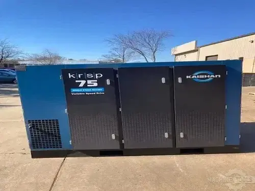 Used 2020 KAISHAN KRSP-75-125VSD Rotary Screw & Sliding Vane Air Compressors Arizona US | KD Machinery #71797
