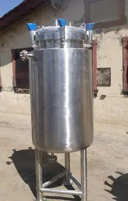 Tank, 79 Gallon, 316L Stainless Steel, Jacketed, 50 PSI, Fermenter, A #L744280