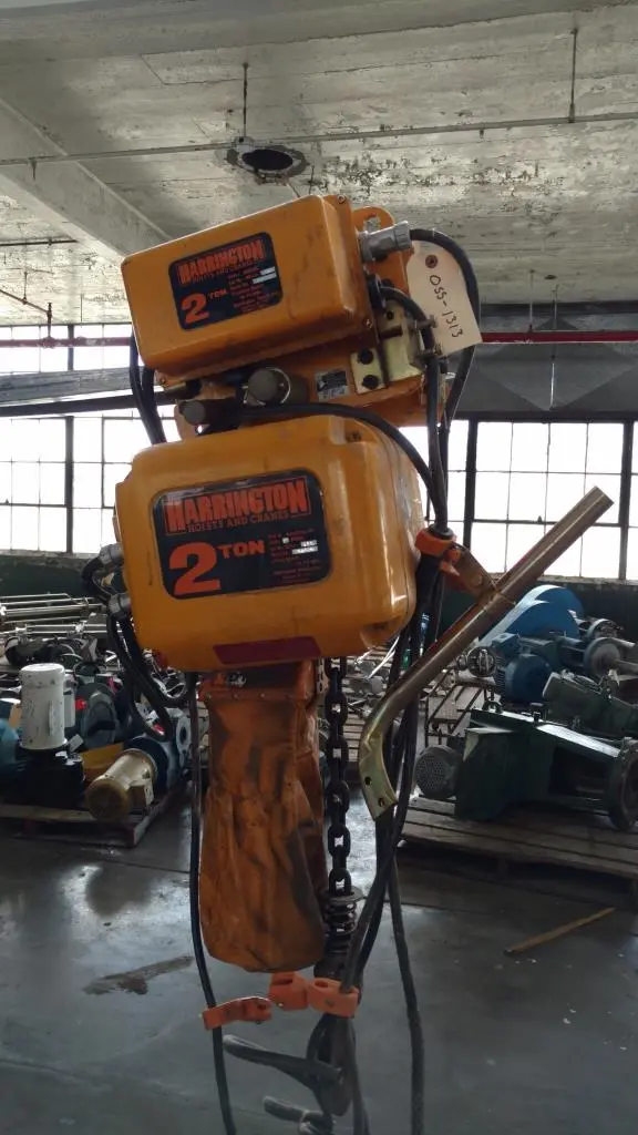 SPC9229  Material Handling Equipment chain hoist, 4,000 lbs. Harrington model  Model ER1A-655