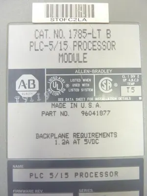 USED ALLEN BRADLEY 1785-LT SER B
