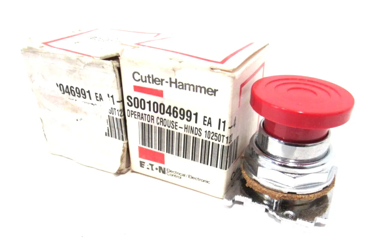 LOT OF 2 NEW CUTLER HAMMER 10250T122 PUSHBUTTON