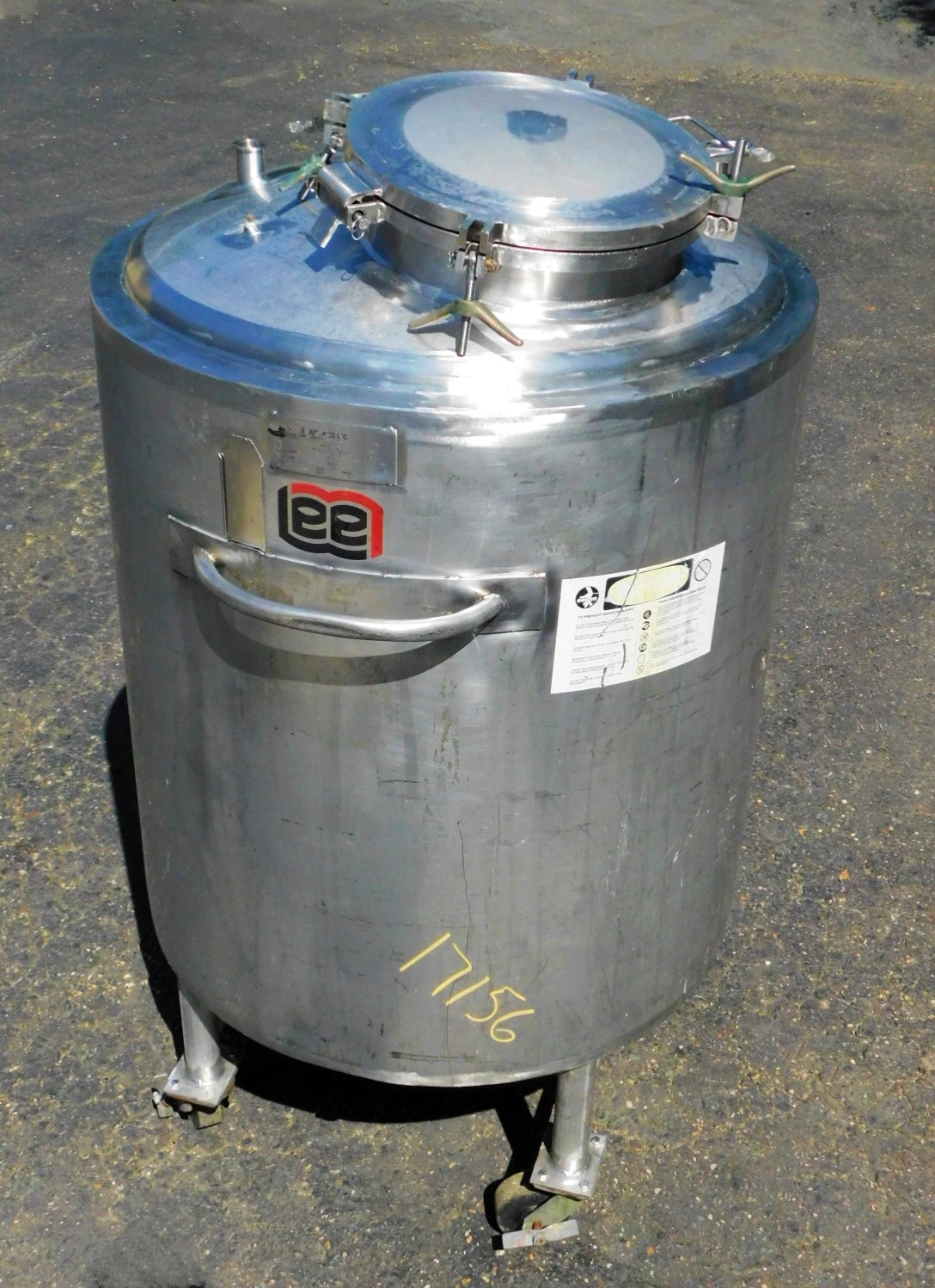 USED LEE JACKETED PRESSURE TANK 150 UDBT