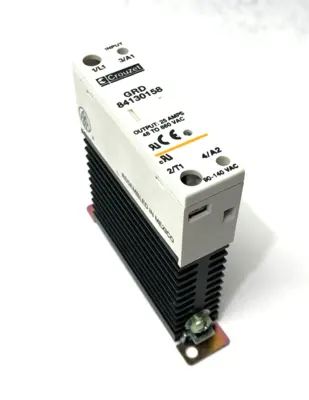 USED CROUZET SOLID STATE RELAY SCR OUTPUT 22.5MM, DIN RAIL MOUNT