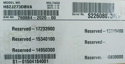 NEW BRISTOL H82J273DBVA SCROLL COMPRESSOR 760084-2020-00