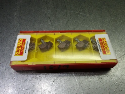 Sandvik 14mm Carbide Drill Tip Inserts QTY5 870-1400-14PM 4234 (LOC2680A)
