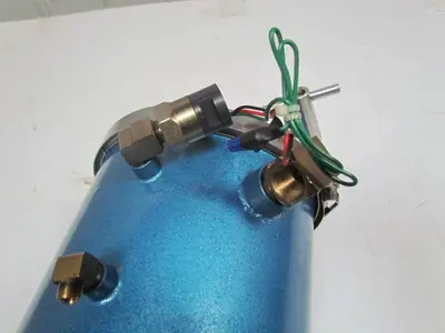 Analytic syst labs FB 40 Filter canister tank 8"Dia x 19" w/7 ports steel