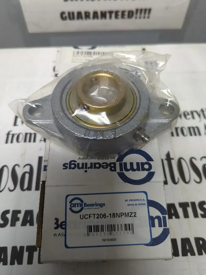 New | in-Stock AMI UCFT206-18NPMZ2 Bearings | Surplus Asset Holdings #1190315