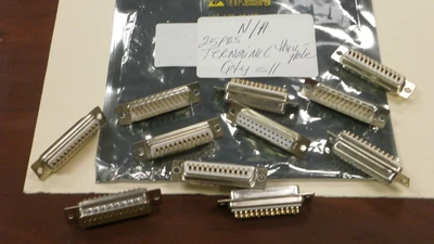 New 25-POS Male to Female Connectors (Qty 5)
