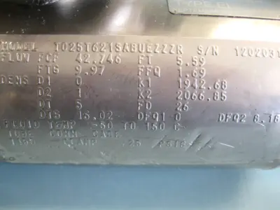 USED Micro Motion T025 T621SABUEZZZR