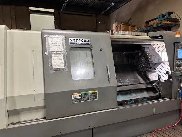 Used 2010 HYUNDAI WIA SKT-400LC CNC Lathes Alberta CA | Merchant Machine Tools Inc #184704