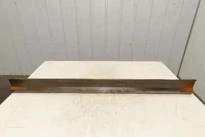 Press Brake Gooseneck Punch Die 47-13/16" Long 90° V 1/4" Finger 3-3/4" H