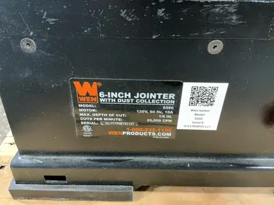Used WEN 6560 Woodworking Jointers Ohio US | HGR 24 #1295253