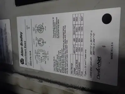 USED ALLENBRADLEY 280DF12Z10CGRW3PI