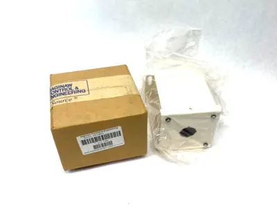 New | in-Stock SCE Extra Deep Pushbutton Enclosure White 1-H Electrical Boxes Michigan US | Maverick Industrial Sales #1395830