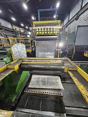 60" x 50,000 Lbs Nova Recoiler w/ Attached Separator & Push-off