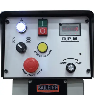 New | in-Stock BAILEIGH DP-1200VS-VARIABLE Heavy Duty & Sensitive Single Spindle Drills Illinois US | Olympus Machinery Group #1350328