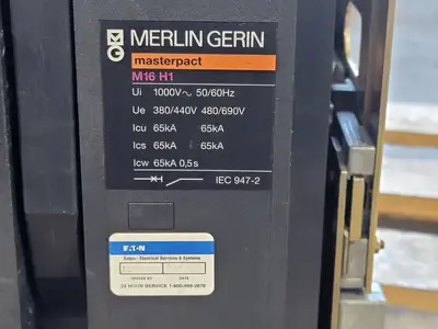 Used MERLIN GERIN M16H1 Switchgears British Columbia CA | Lenmark #240430