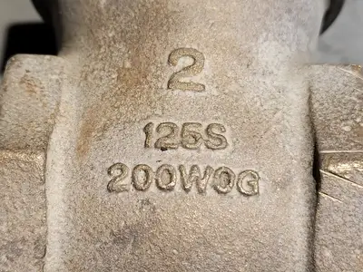 2", Class 125 Gate Valve AKH No. 27
