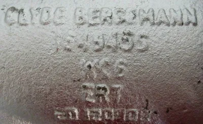NEW CLYDE BERGEMANN 166725 POPPET VALVE 1640455