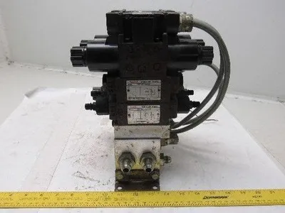 Nachi Pneumatic Directional Control Regulated Modular Valve Bank Manifold 110V